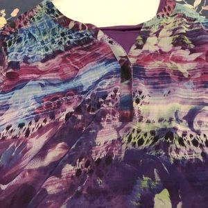 Multi colored blouse